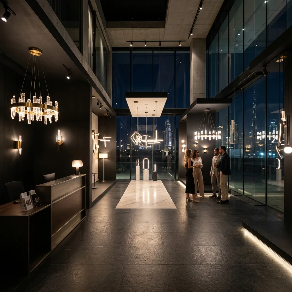What to Expect When Visiting a Lighting Showroom in Dubai