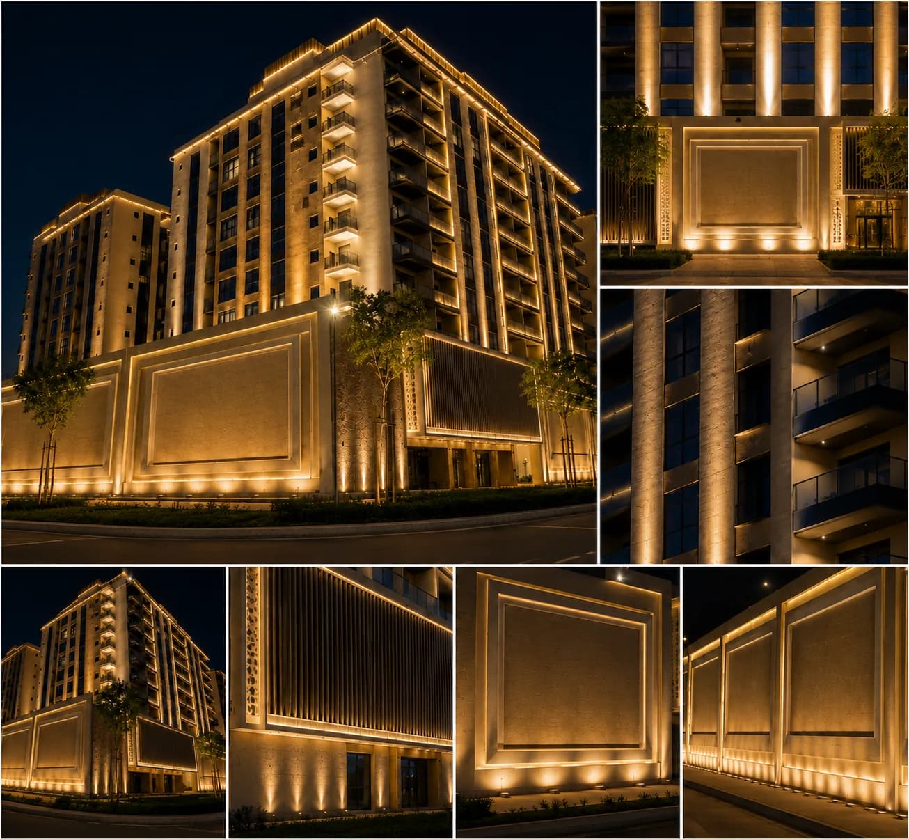 Elysium Residences lighting project installation 3