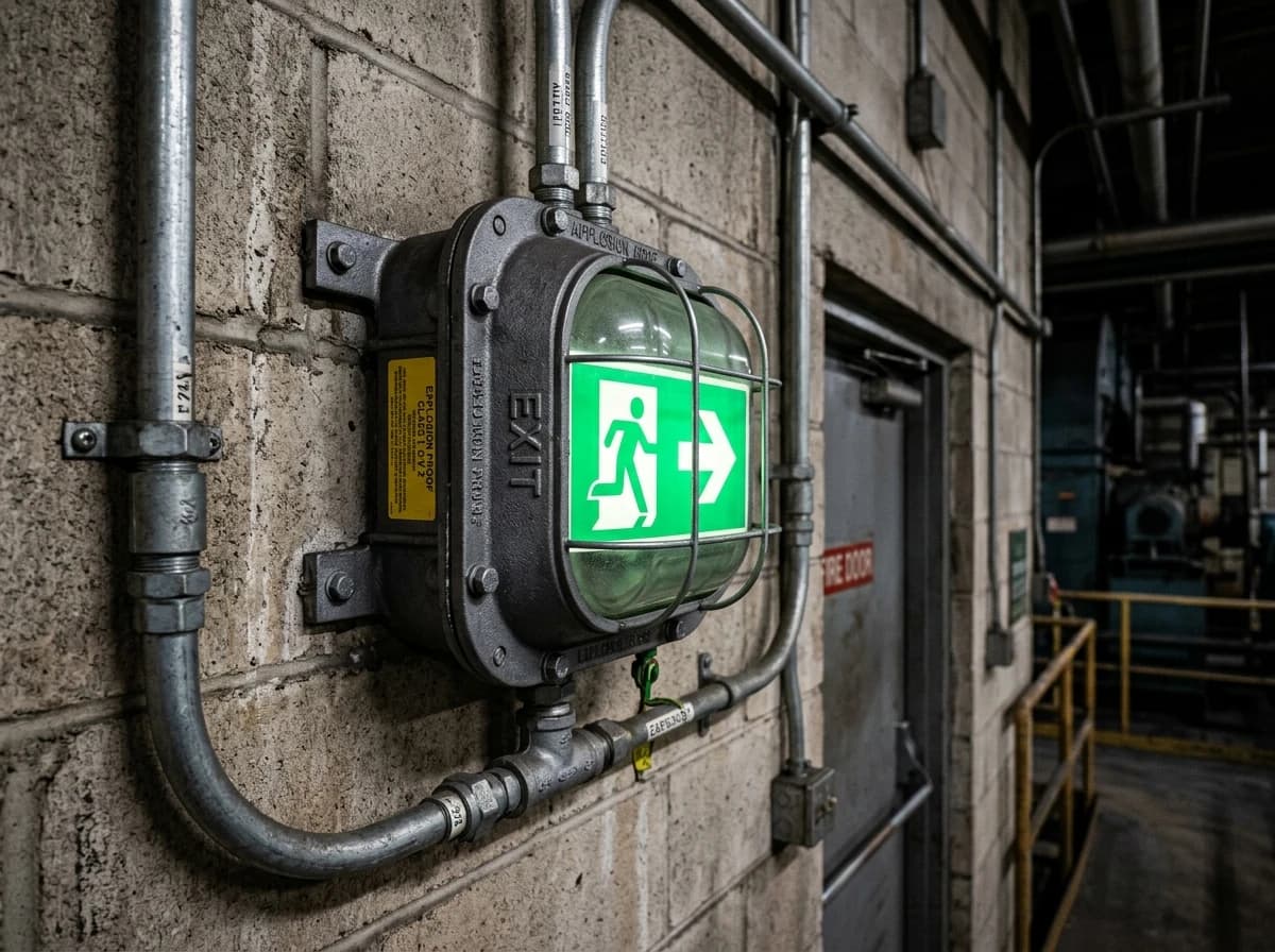 Hazardous Location Emergency Exit Luminaire