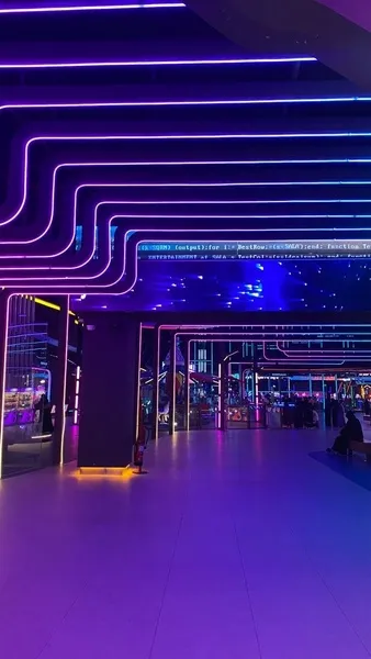 Fabyland lighting project installation 2