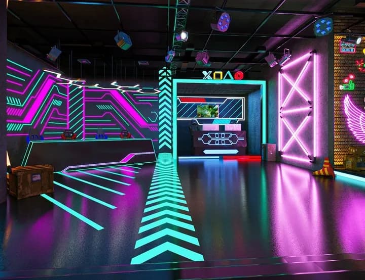 Fabyland lighting project installation 3
