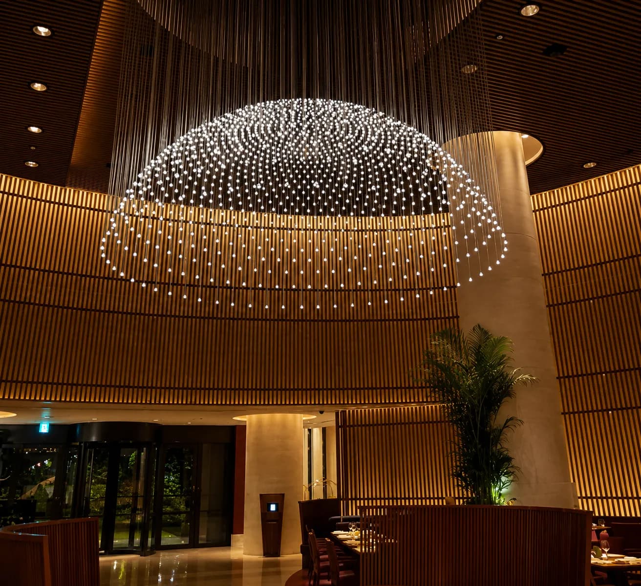 Urth Caffé lighting project installation 6