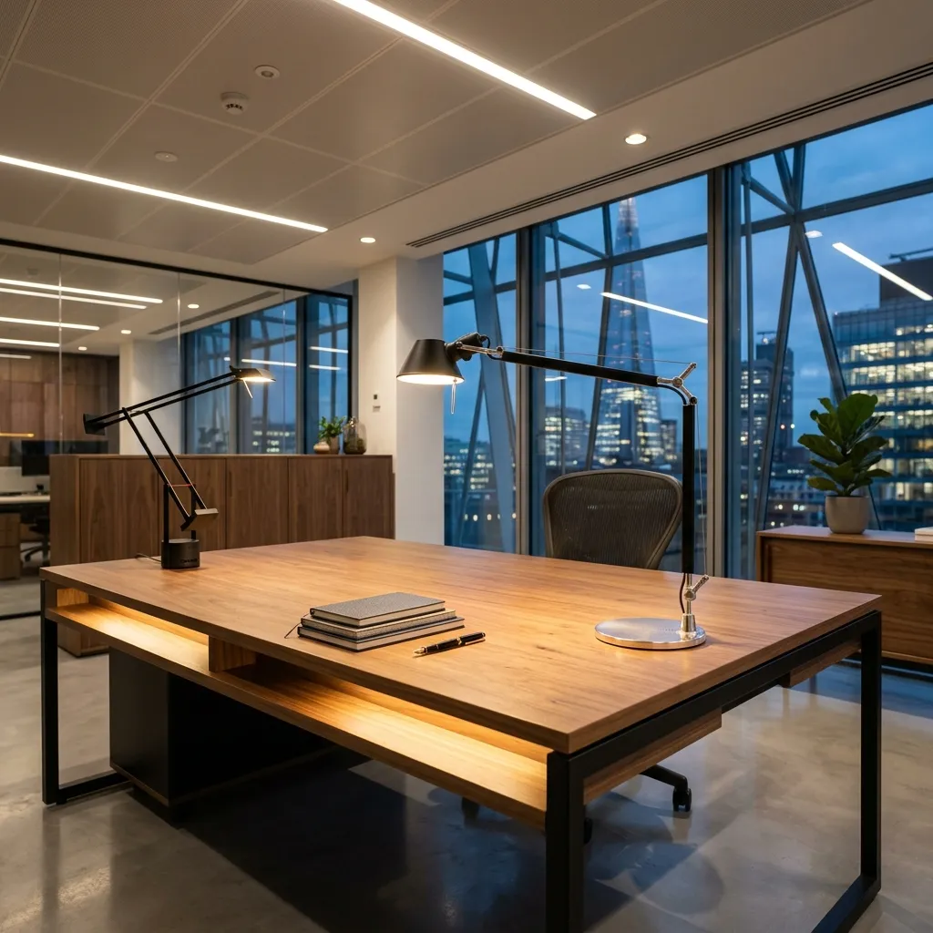 Al Akaria Co-Working Space lighting project installation 5