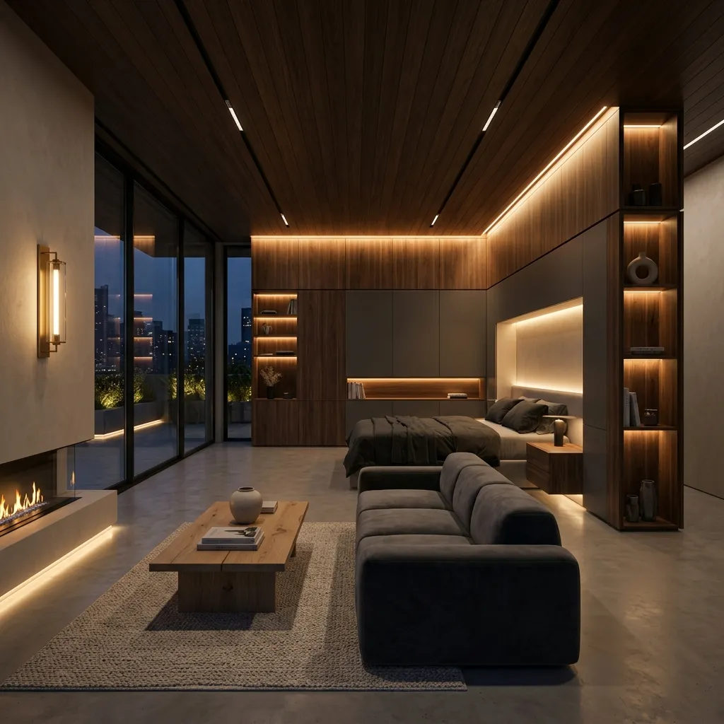 Private Villa — Palm Jumeirah lighting project installation 1