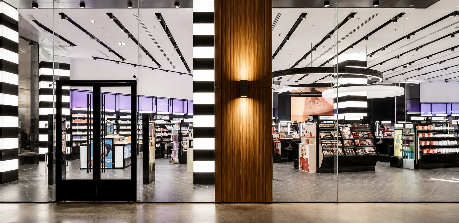 Sephora lighting project installation 1