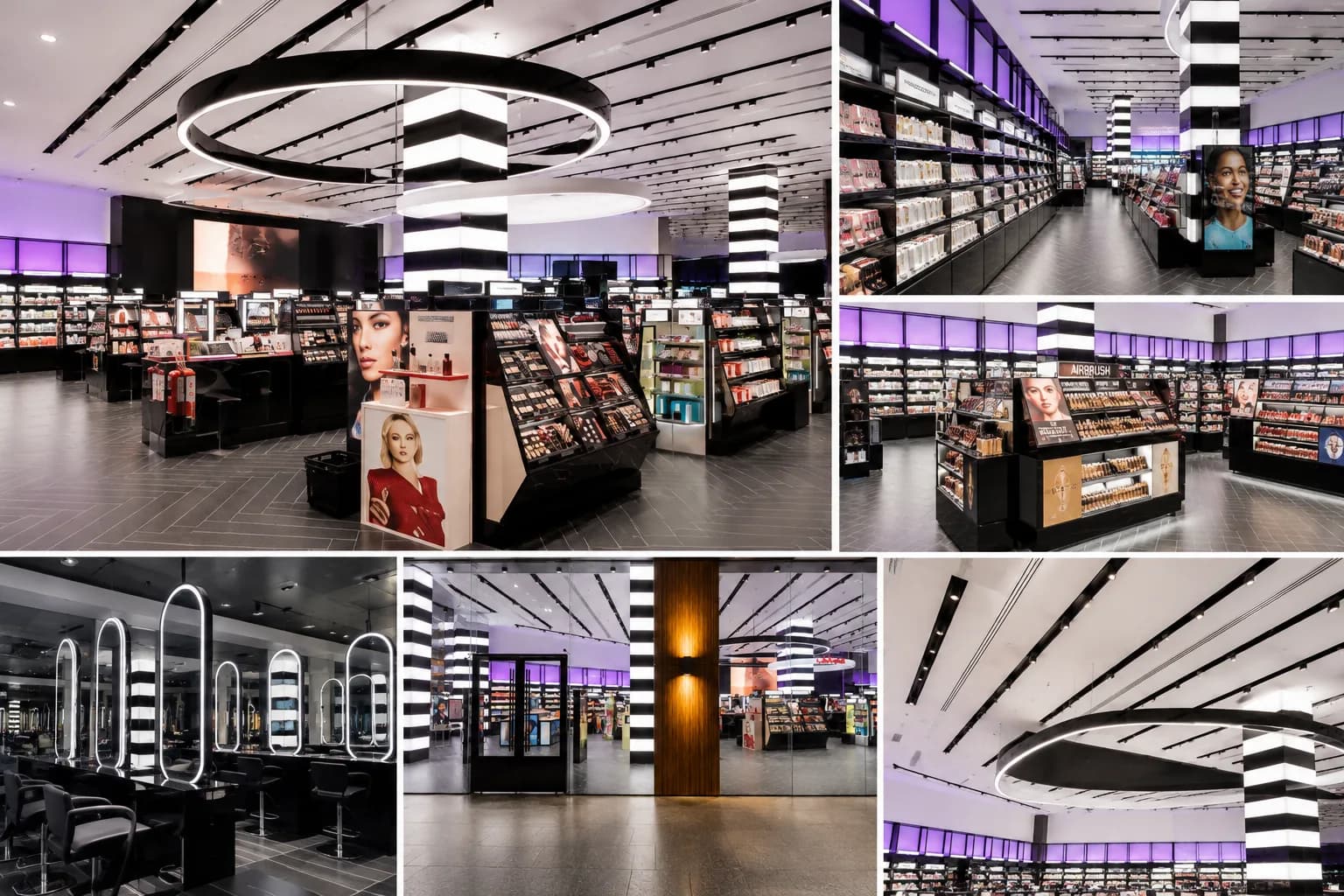 Sephora lighting project installation 2