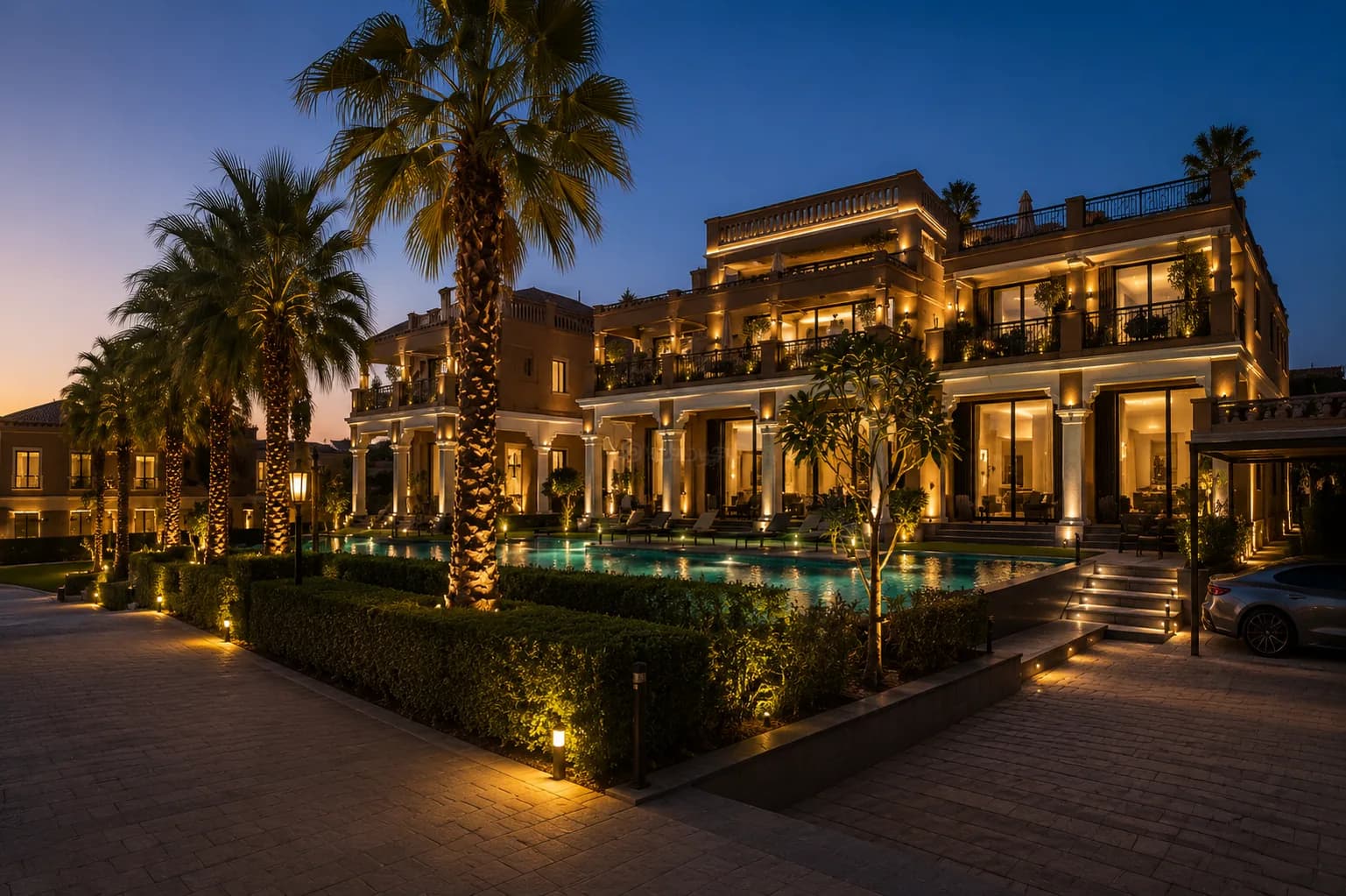 Private Villa — Al Arid lighting project installation 2