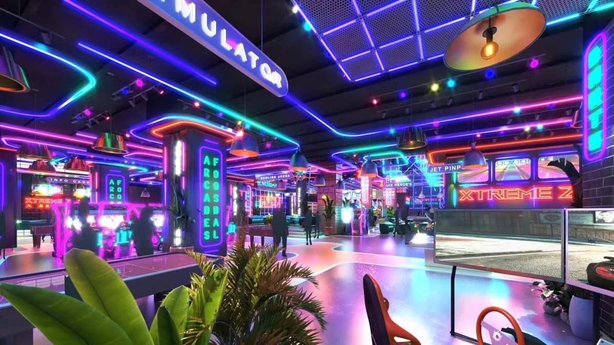 Xtreme Zone lighting project installation 1